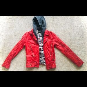 DØMA red leather jacket